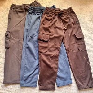 3-Pair Bundle Abercrombie Kids Sweat Pants (Size 7/8)